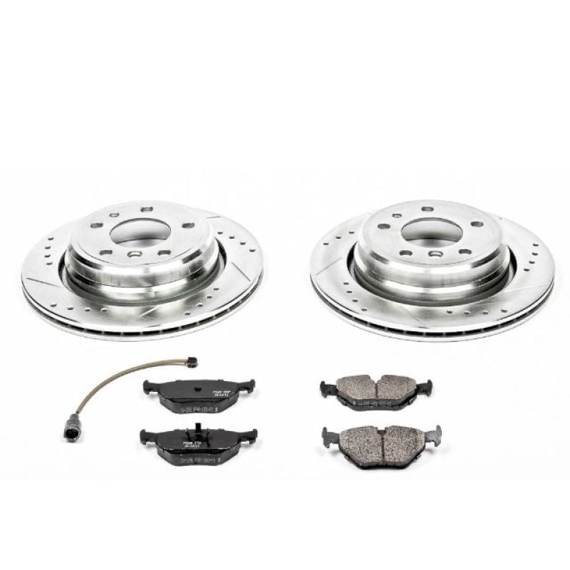 Power Stop 94-95 BMW 540i Rear Z23 Evolution Sport Brake Kit Brake Kits - Performance D&S PowerStop