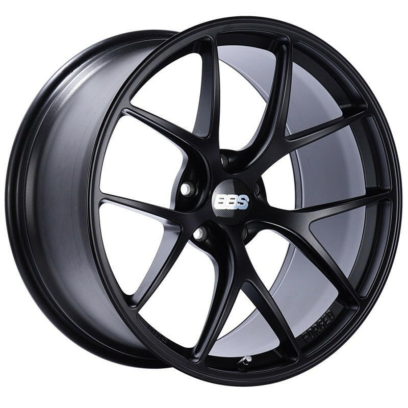 BBS FI 20x9.5 5x120 ET26 CB72.5 Black Satin Wheel -82mm PFS/Clip Req Wheels - Forged BBS