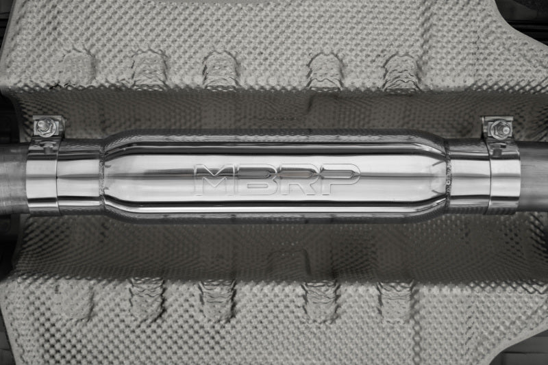 MBRP 23-24 Honda Civic Type R 2.0L T304 SS 3in Cat-Back Exhaust Triple Center Outlet w/ Carbon Tips Catback MBRP