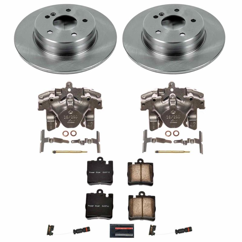 Power Stop 01-02 Mercedes-Benz E430 Rear Autospecialty Brake Kit w/Calipers Brake Kits - OE PowerStop