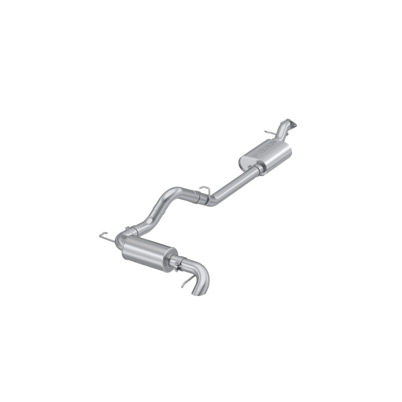 MBRP 2021-2023 Ford Bronco 2.3L/2.7L Aluminized Steel 3in Cat-Back, Single High Clearance Rear Exit Catback MBRP