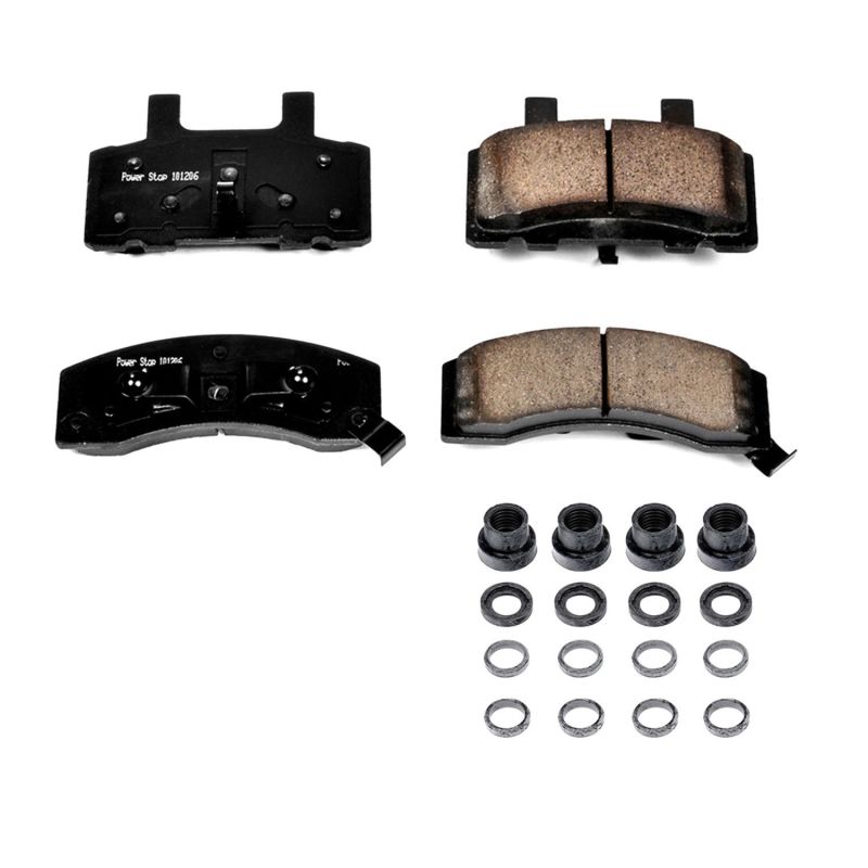 Power Stop 94-99 Chevrolet C1500 Suburban Front Z17 Evolution Ceramic Brake Pads w/Hardware Brake Pads - OE PowerStop