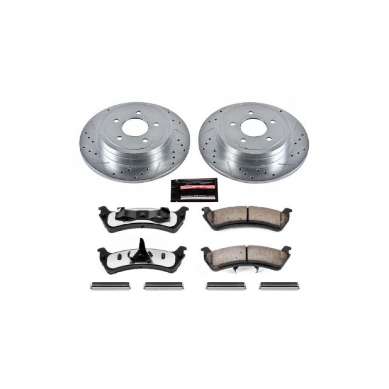 Power Stop 2003 Ford Explorer Sport Rear Z36 Truck & Tow Brake Kit Brake Kits - Performance D&S PowerStop