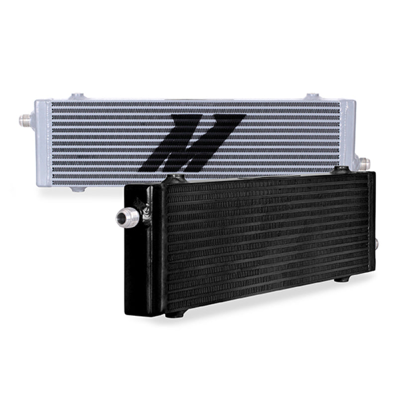 Mishimoto Universal Large Bar and Plate Cross Flow Black Oil Cooler Oil Coolers Mishimoto
