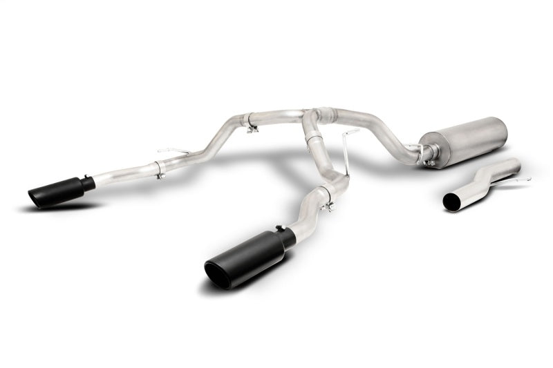 Gibson 21-23 GMC Yukon XL Denali/Chevrolet Suburban 6.2L 2/4wd Black Elite Cat-Back Exhaust Catback Gibson