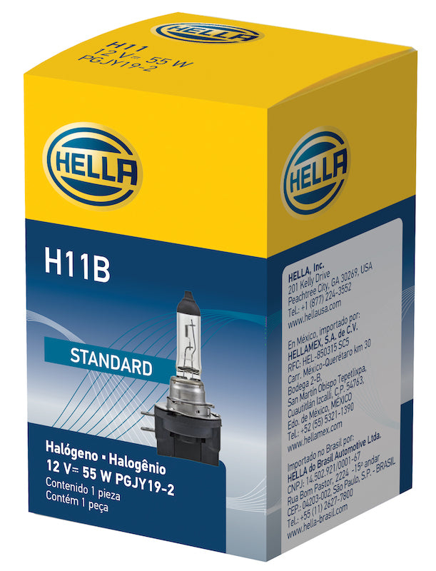 Hella Bulb H11B 12V 55W Pgjy192 Bulbs Hella