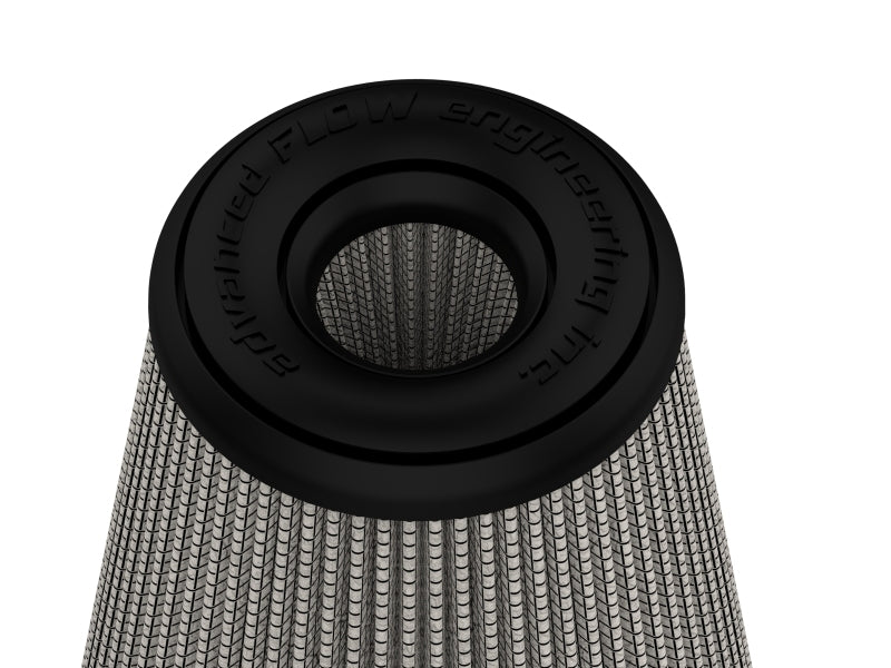 aFe MagnumFLOW Pro DRY S Air Filter 4in F x 6in B x 4in T (Inverted) x 7in H Cold Air Intakes aFe