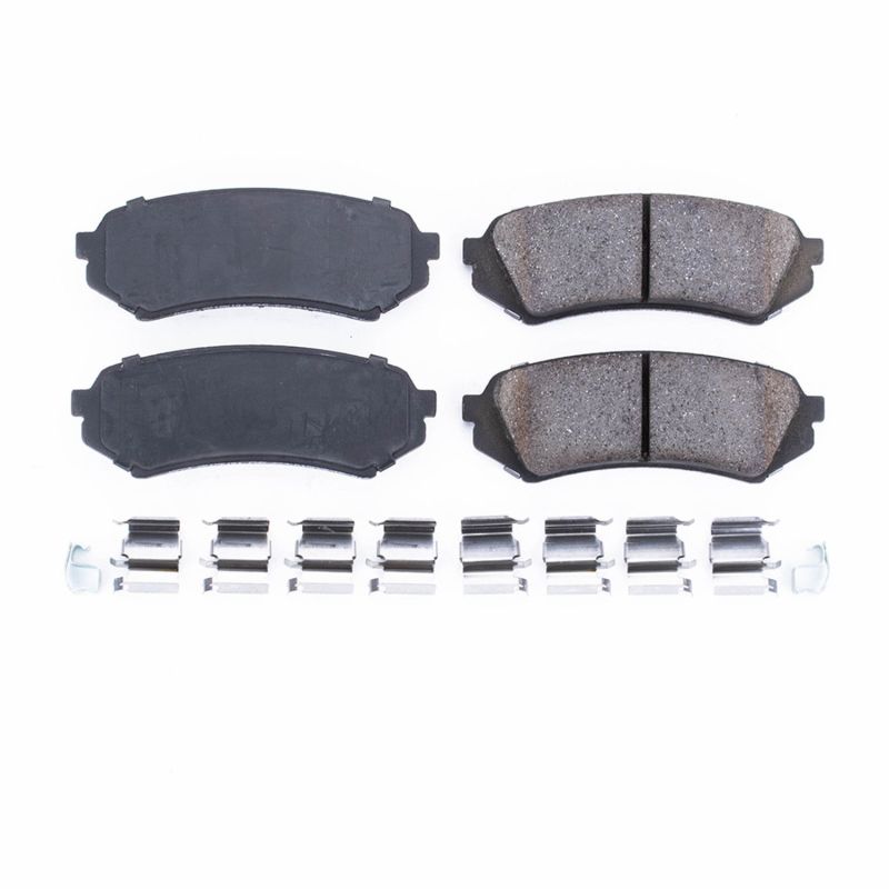 Power Stop 98-07 Lexus LX470 Rear Z17 Evolution Ceramic Brake Pads w/Hardware Brake Pads - OE PowerStop