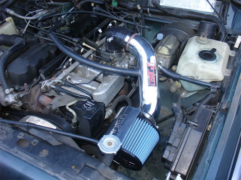 Injen 91-01 Jeep Cherokee XJ 4.0 L6 Wrinkle Black Power-Flow Intake w/ MR Tech & Web Nano Filter Cold Air Intakes Injen