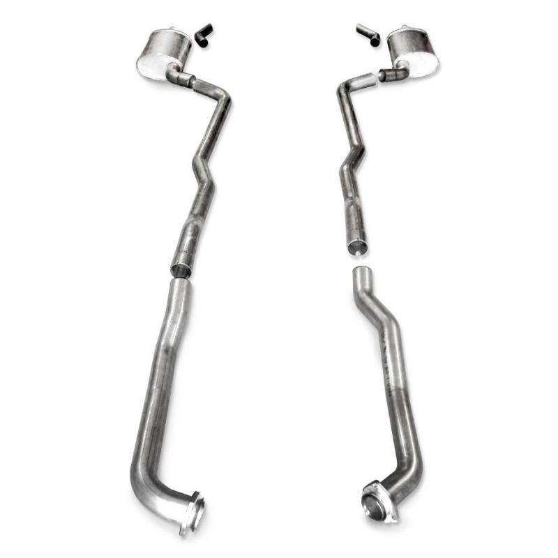 Stainless Works 1973-82 Corvette Exhaust BB Standard Trans 2-1/2in Factory Connect Catback Stainless Works