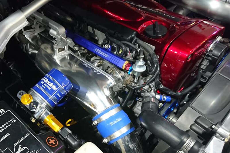 GReddy OIL COOLER KIT W/ FILTER RELOC 13-ROW BNR34 Oil Coolers GReddy