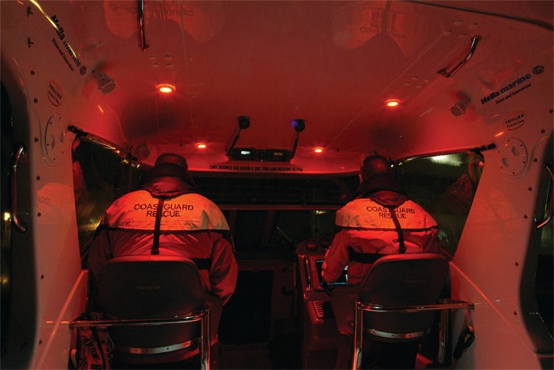 Hella COURTESY Lamp RND BLUE MD12 SS RIM 2XT Sidemarkers & Indicators Hella