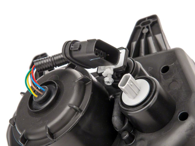 Raxiom 13-14 Ford Mustang LED Projector Headlights SEQL Turn Signals- Blk Housing (Clear Lens) Headlights Raxiom