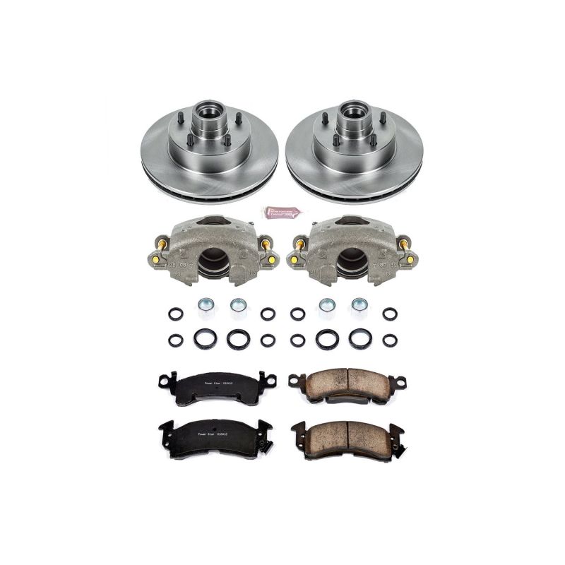 Power Stop 1975 Buick Apollo Front Autospecialty Brake Kit w/Calipers Brake Kits - OE PowerStop