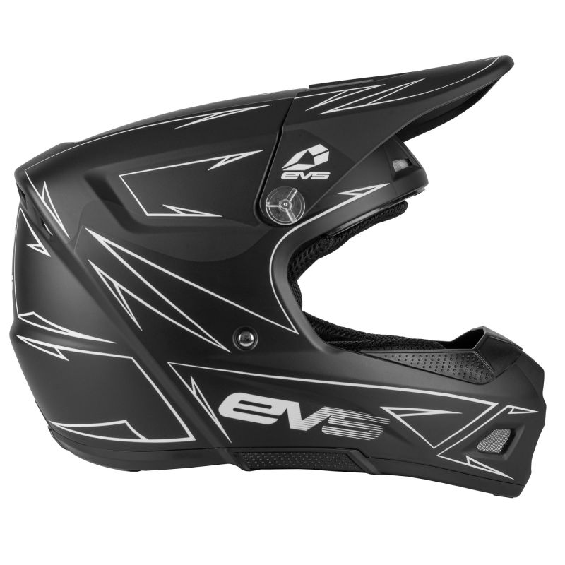 EVS T3 Pinner Helmet Matte Black Youth - Large Helmets and Accessories EVS