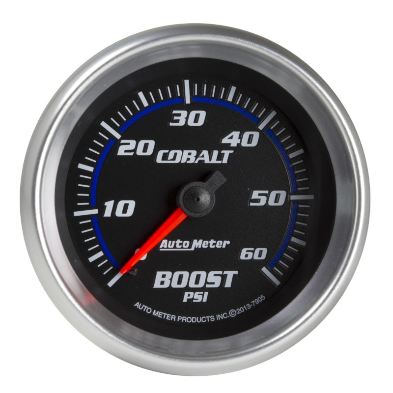 Autometer Cobalt 2-5/8in Mechanical Boost Gauge 60 PSI Gauges AutoMeter