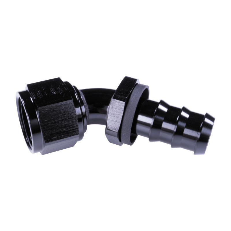 Russell 12AN Twist-Lok 45 Degree Hose End - Black Fittings Russell