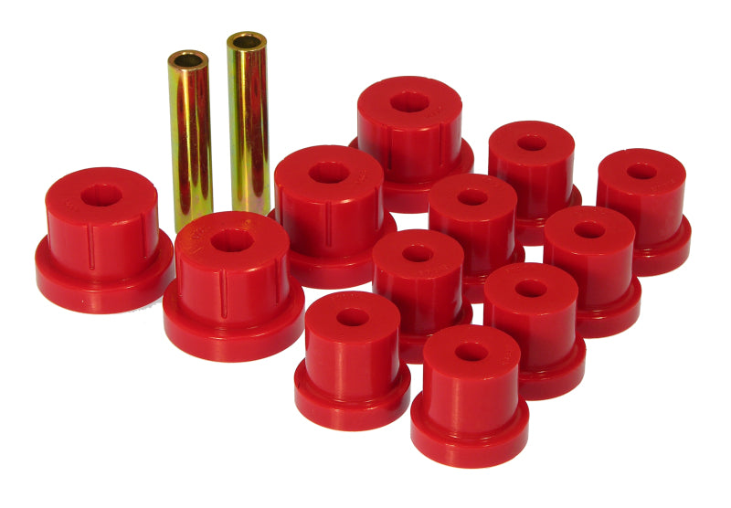 Prothane 67-69 Chevy Camaro Rear Multi-Leaf Bushings - Red Bushing Kits Prothane