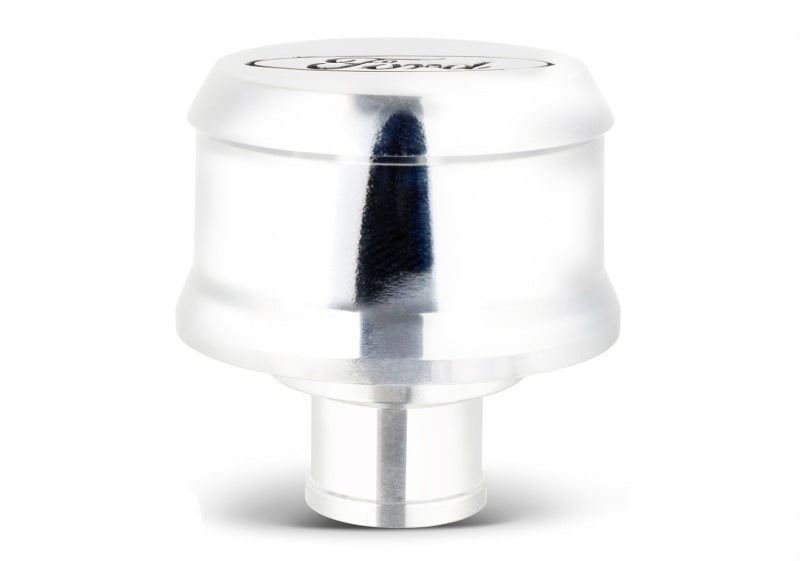 Ford Racing Slant Edge Breather - Chrome Engine Breather Filters Ford Racing