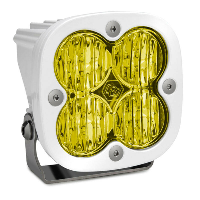 Baja Designs Squadron Pro White Wide Cornering Pattern LED Light Pod - Amber Light Bars & Cubes Baja Designs