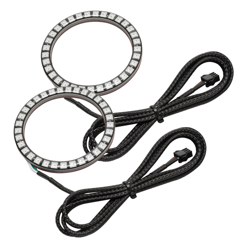 Oracle 15-17 Ford Mustang Dynamic RGB+A Projector Surface Mount Fog Light Halo Kit - Fog Lights ORACLE Lighting