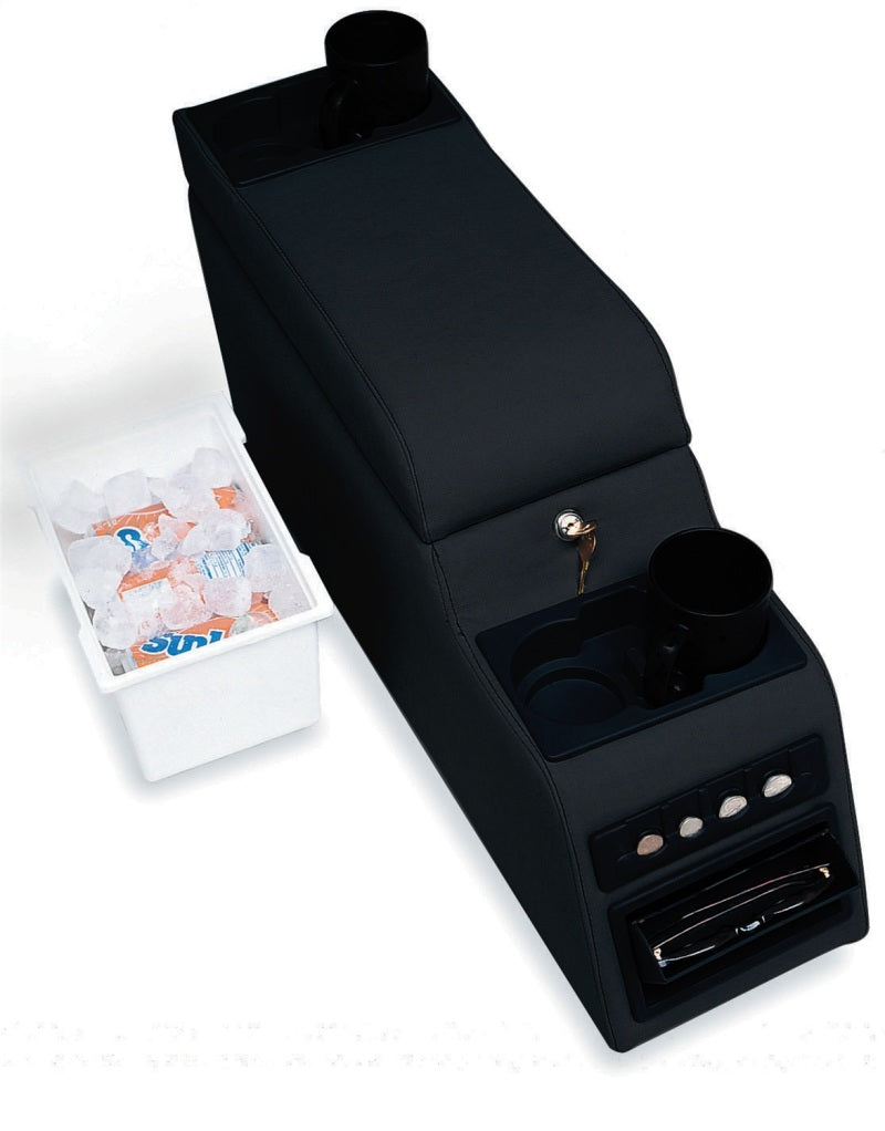 Rampage 1976-1983 Jeep CJ5 Locking Center Console - Black Denim Dash & Interior Trim Rampage