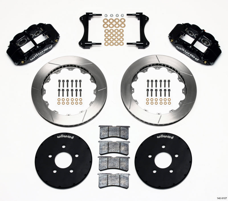 Wilwood Narrow Superlite 6R Front Hat Kit 12.88in 1994-2004 Mustang Big Brake Kits Wilwood