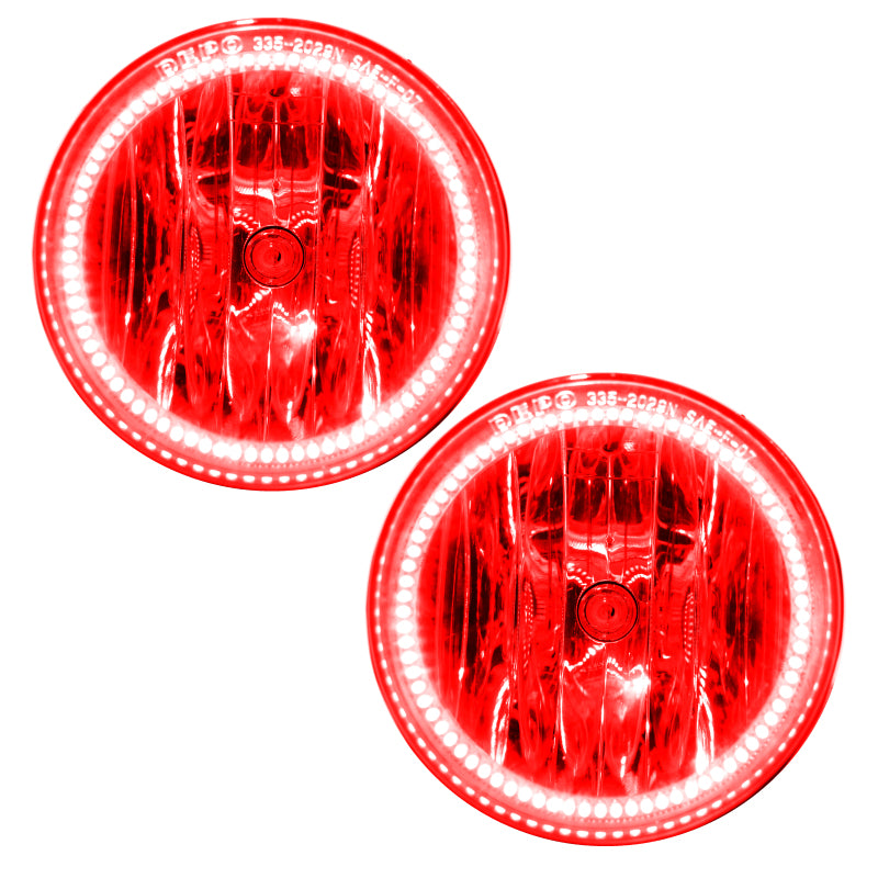 Oracle Lighting 14-15 GMC Sierra 1500 Pre-Assembled LED Halo Fog Lights -Red Fog Lights ORACLE Lighting