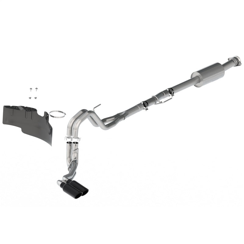 Ford Racing 21-22 F-150 2.7L/3.5L/5.0L Side Exit Extreme Exhaust - Black Tips Catback Ford Racing