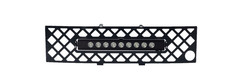 Putco 11-14 Ford F-150 EcoBoost SS Black Diamond Bumper Grille Insert w/ 10in Luminix Light Bar Grilles Putco