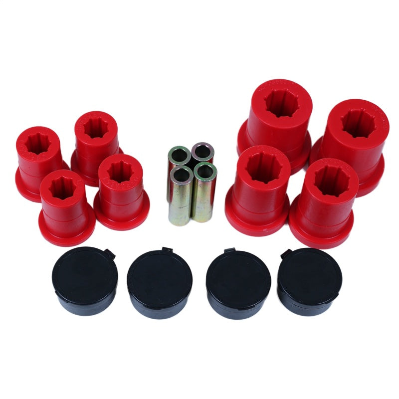 Energy Suspension 05-15 Toyota Tacoma 2WD (5-Lug) Front Control Arm Bushing Set - Red Bushing Kits Energy Suspension
