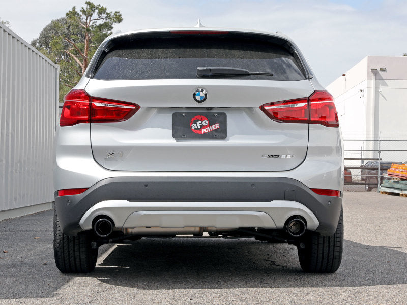 aFe MACHForce XP Exhausts Axle-Back 15-21 BMW X1 2.0L (t) (SS w/Black Tips) Axle Back aFe