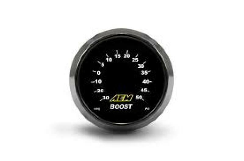 AEM 52mm Boost Digital Gauge -30-50psi Gauges AEM