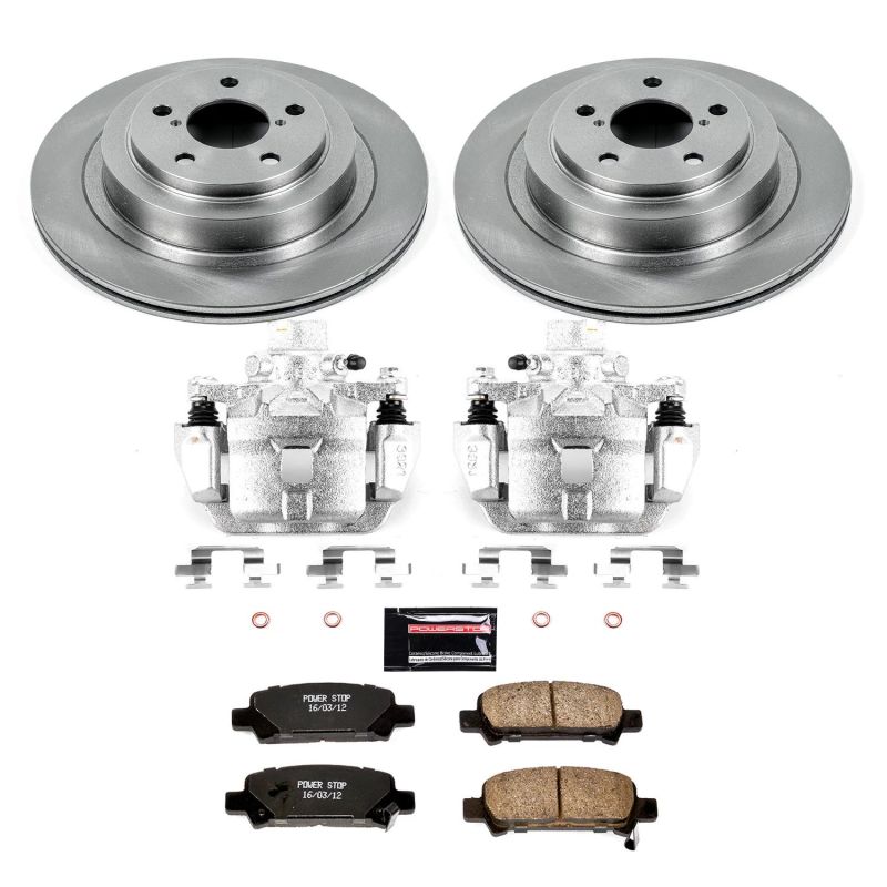Power Stop 05-09 Subaru Legacy Rear Autospecialty Brake Kit w/Calipers Brake Kits - OE PowerStop