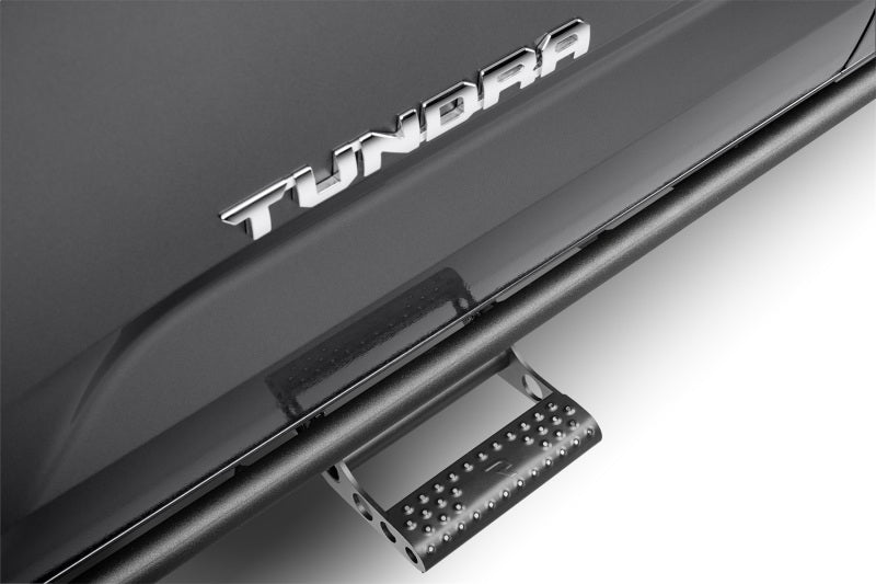 N-Fab RKR Step System 2022 Toyota Tundra CrewMax - Tex. Black - 1.75in Body Armor & Rock Rails N-Fab