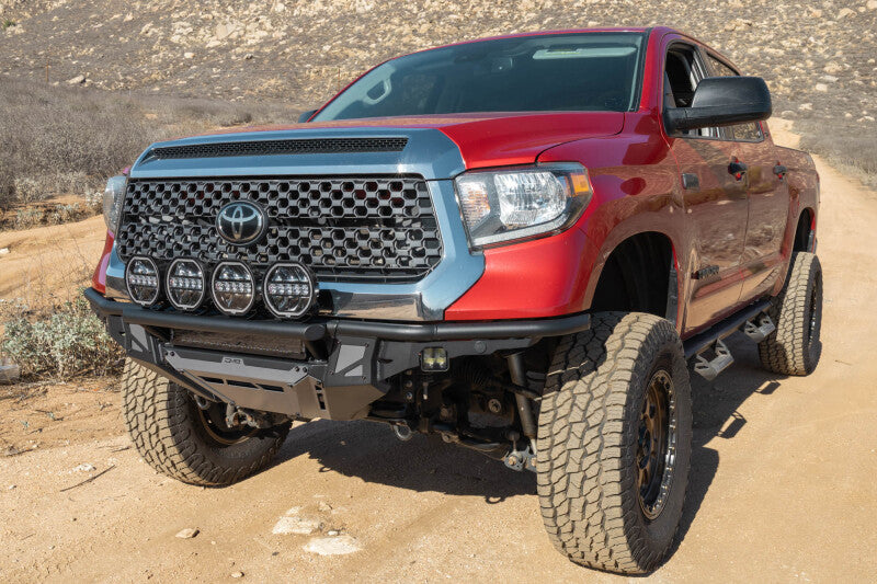 DV8 Offroad 2014-2021 Toyota Tundra Tube Front Bumper Bumpers - Steel DV8 Offroad