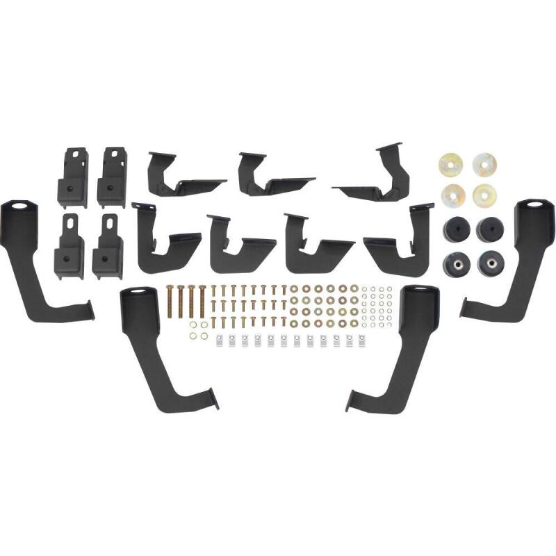 Westin/HDX 07-19 Chevrolet Silverado 2500 8ft Drop Wheel to Wheel Nerf Step Bars - Textured Black Nerf Bars Westin