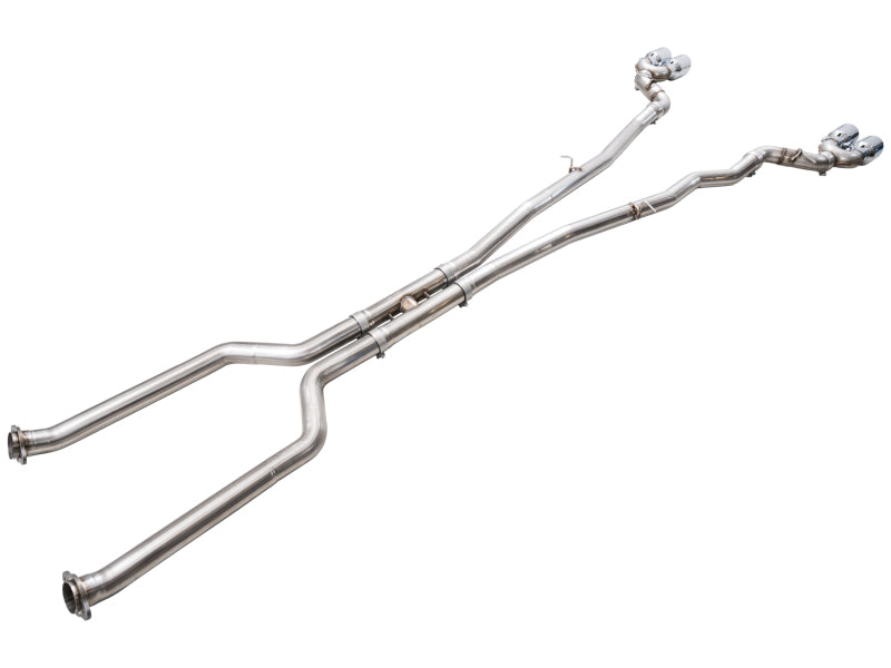 AWE Tuning BMW G90/G99 M5 Track Edition Cat-Back Exhaust - Chrome Silver Tips Catback AWE Tuning