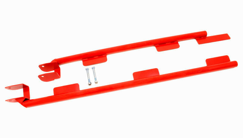 BMR 93-97 4th Gen F-Body Convertible LT1 Weld-On Tubular Subframe Connectors - Red Chassis Bracing BMR Suspension