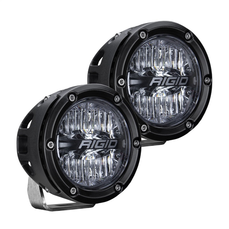 Rigid Industries 2021 Ford Bronco A-Pillar Light Mount Kit (Incl. 4In 360-Series Drive) Light Mounts Rigid Industries