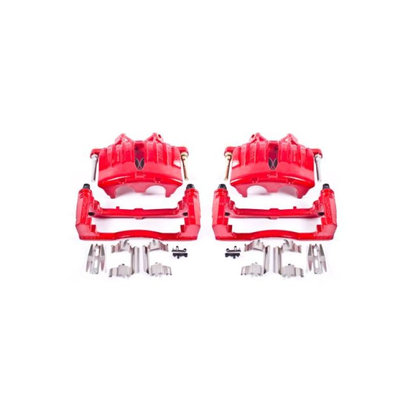 Power Stop 04-05 Buick Rainier Front Red Calipers w/Brackets - Pair Brake Calipers - Perf PowerStop