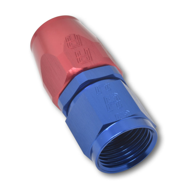 Russell Performance -12 AN Red/Blue Straight Full Flow Hose End Fittings Russell