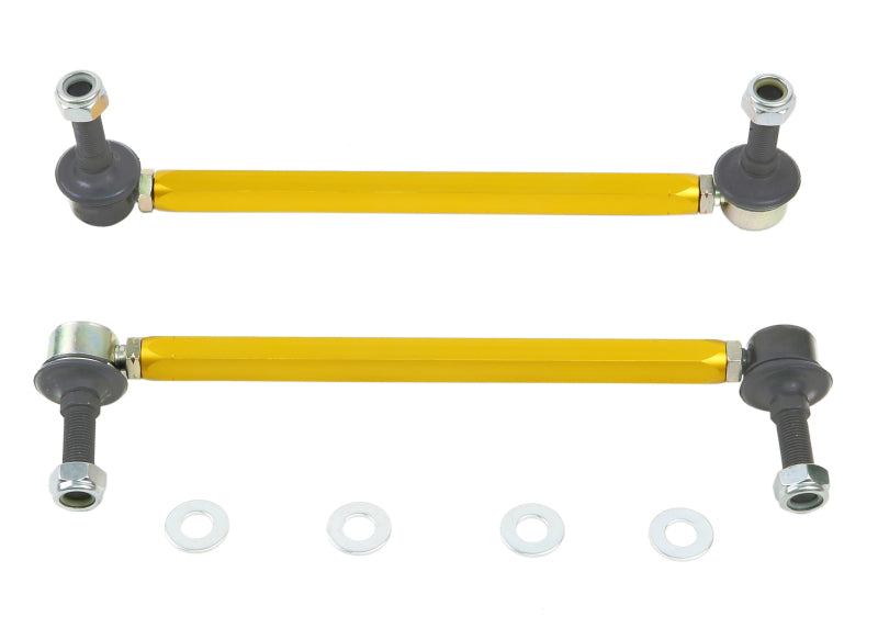 Whiteline Universal Sway Bar - Link Assembly Heavy Duty Adjustable Steel Ball Sway Bar Endlinks Whiteline