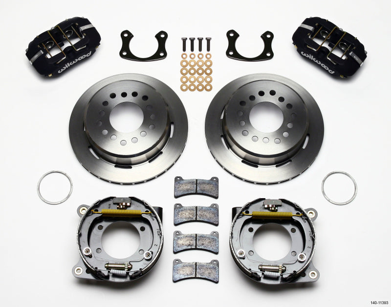 Wilwood Dynapro Low-Profile 11.00in P-Brake Kit Small Ford 2.66in Offset Big Brake Kits Wilwood
