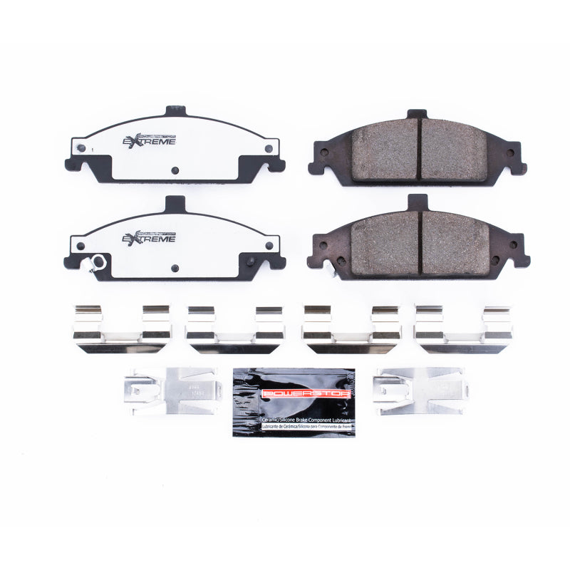 Power Stop 04-05 Chevrolet Classic Front Z26 Extreme Street Brake Pads w/Hardware Brake Pads - Performance PowerStop