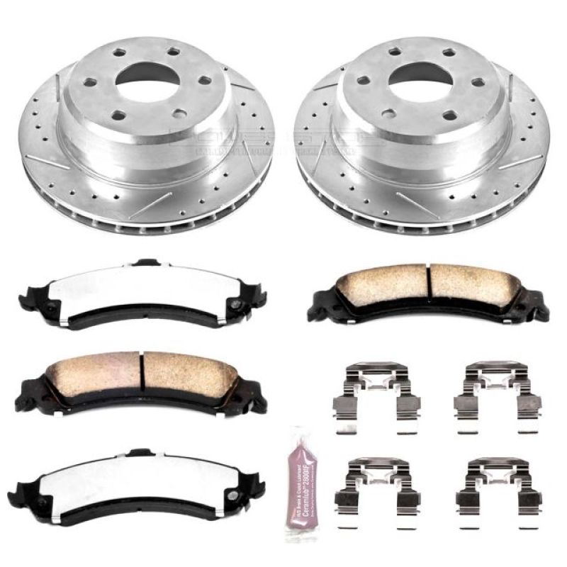 Power Stop 02-06 Cadillac Escalade Rear Z36 Truck & Tow Brake Kit Brake Kits - Performance D&S PowerStop