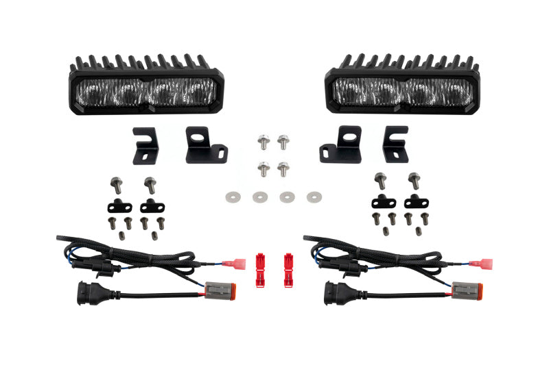 Diode Dynamics 24-26 Toyota SS6 Sport LED Kit White 6000K Light Bars & Cubes Diode Dynamics