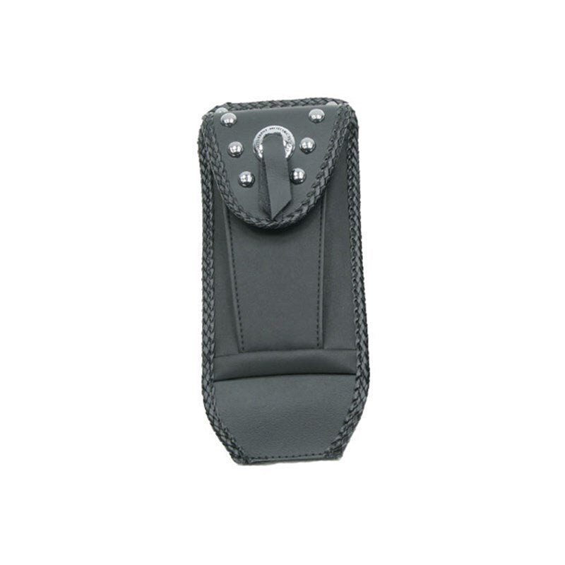 Mustang 65-86 Harley Early FL Touring Tank Bib w/Studs - Black Tank Bibs Mustang Motorcycle