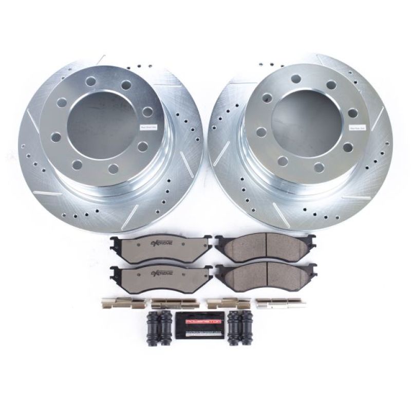 Power Stop 06-08 Dodge Ram 1500 Rear Z36 Truck & Tow Brake Kit Brake Kits - Performance D&S PowerStop