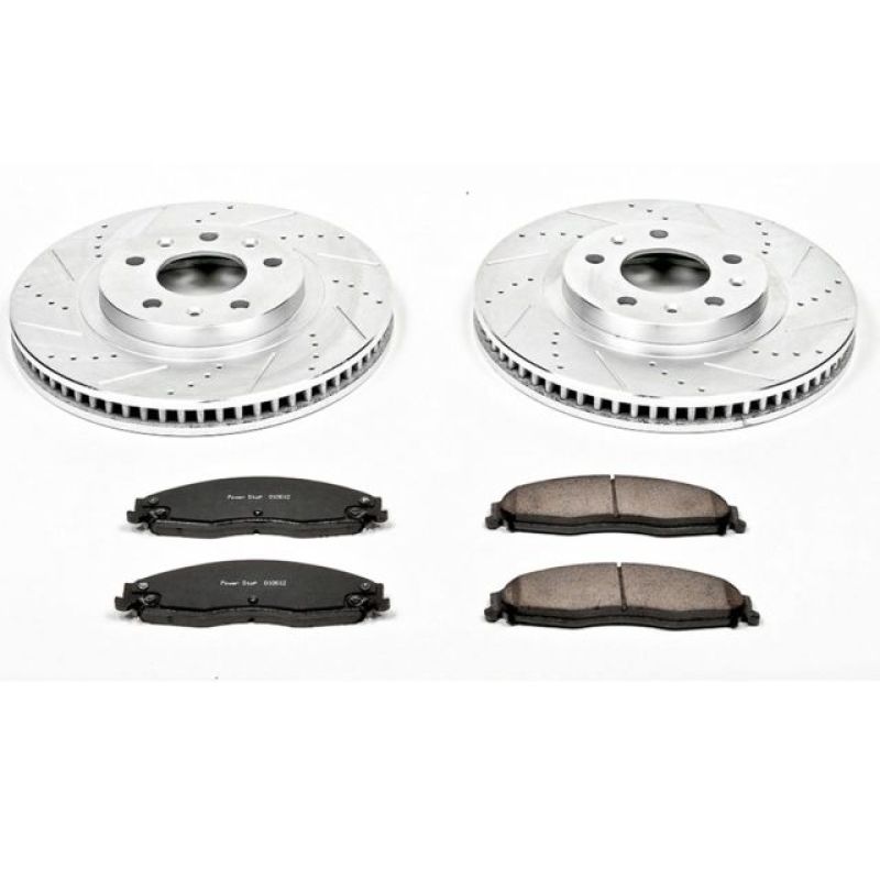 Power Stop 03-07 Cadillac CTS Front Z23 Evolution Sport Brake Kit Brake Kits - Performance D&S PowerStop